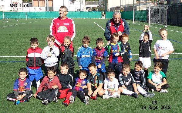 Debut des U6 saison 2012 / 2013